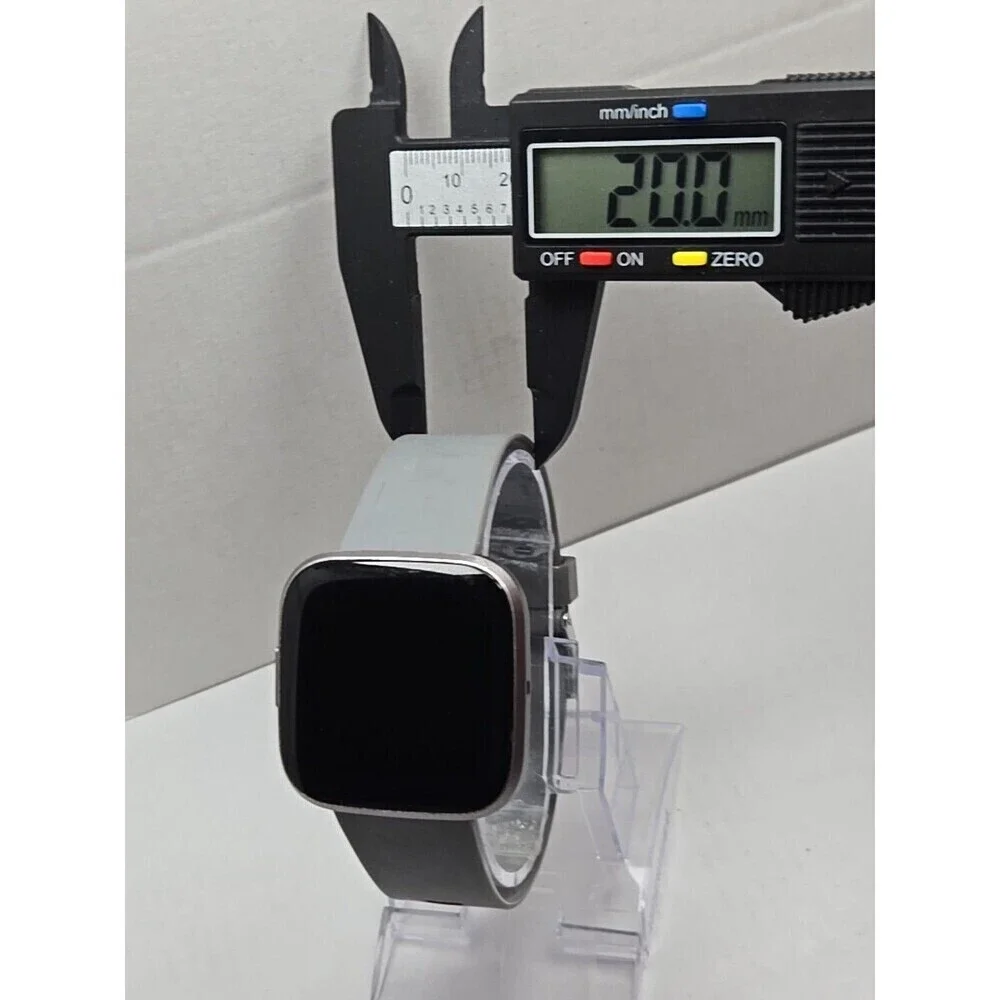 Fitbit Versa 2 Smartwatch Gray 40mm Alexa WR50M Always On Display W/ Charger